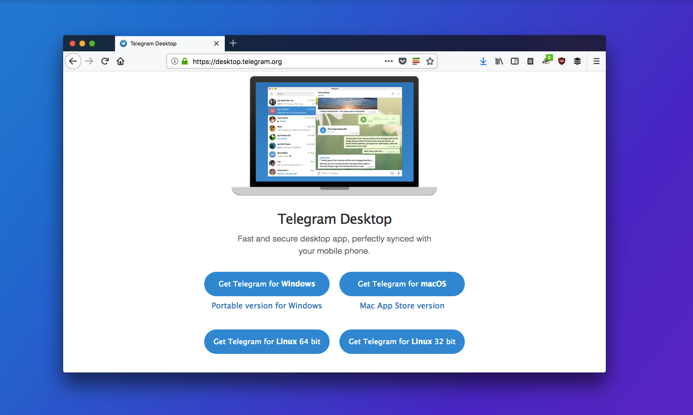Download Telegram Free For Mac